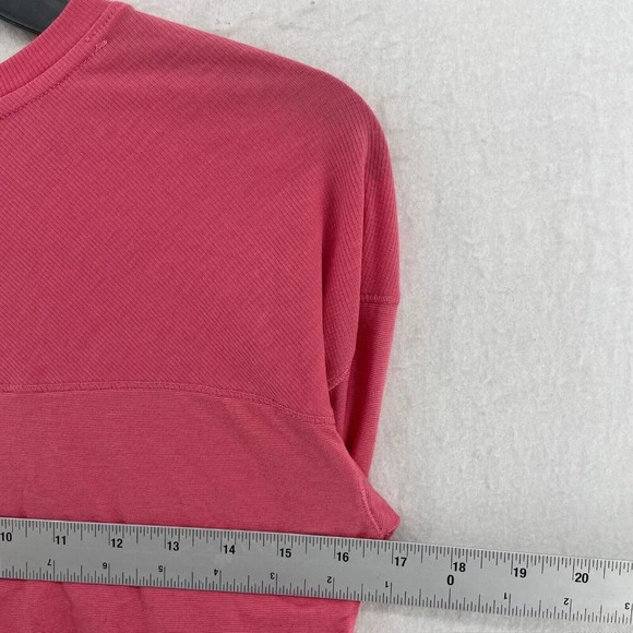 The North Face Shirt Women's Sz XS Pink Round Neck Athletic Pullover Long Sleeve - Picture 3 of 10